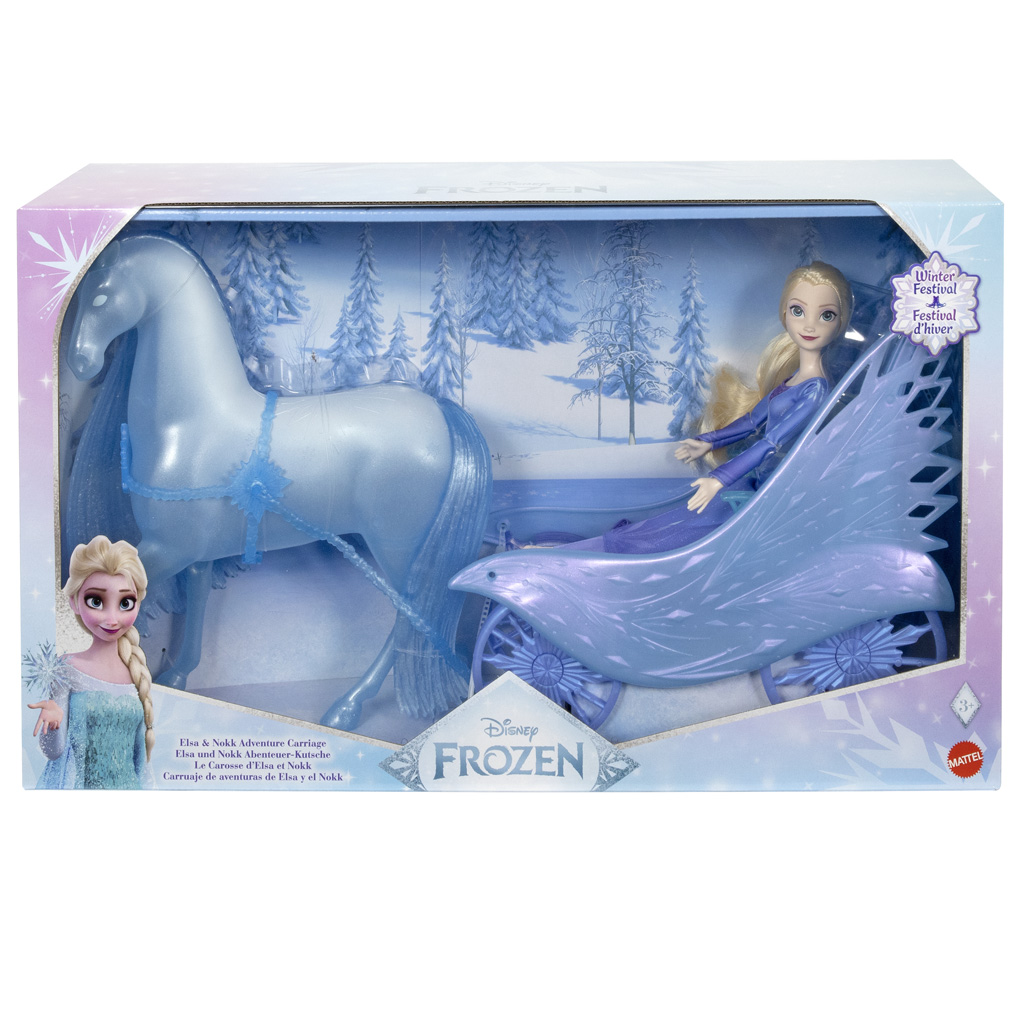 Frozen Elsa și Nokk cu trăsura de gheață - Mattel cumpăra Jucariishop Frozen Elsa și Nokk cu trăsura de gheață - Mattel cumpăra Jucariishop