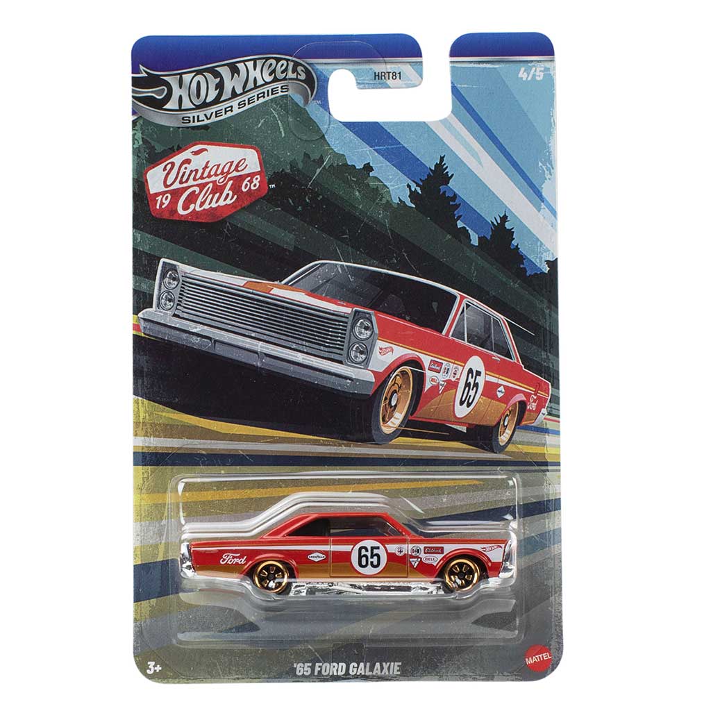 Hot Wheels: mașinuță vintage Ford Galaxie 65 1/64 - Mattel
