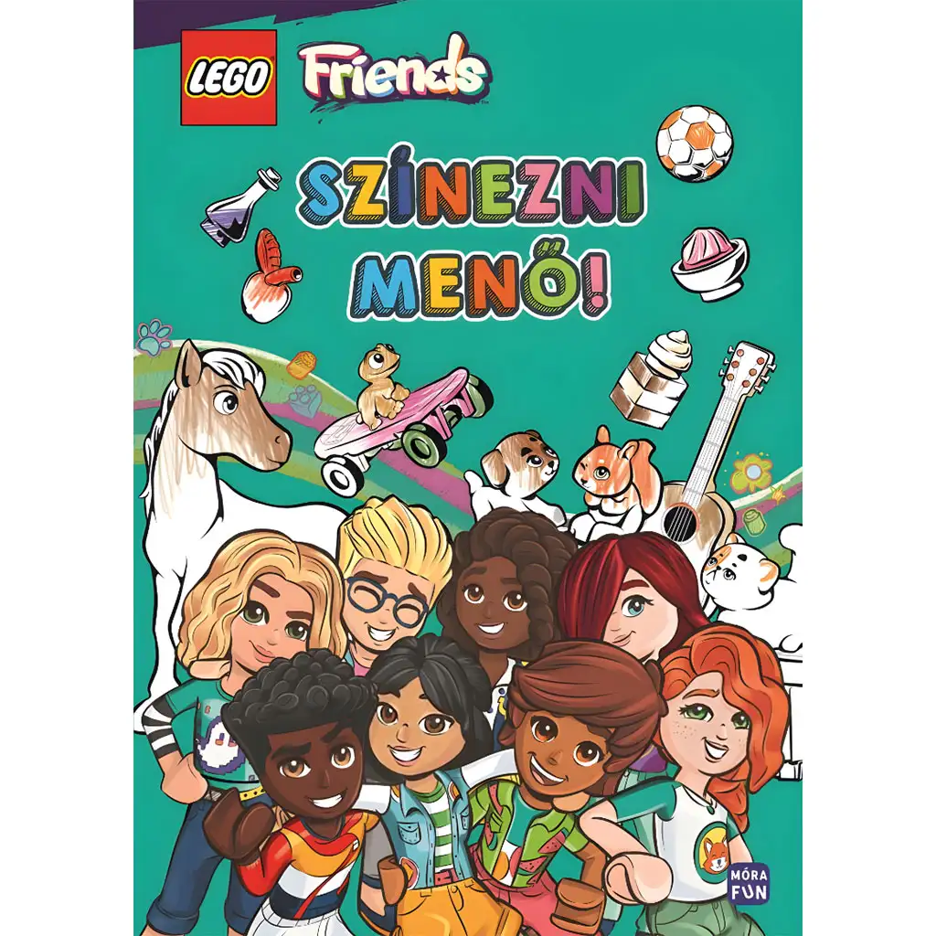 Móra: LEGO® Friends - Carte de colorat cool pentru colorat