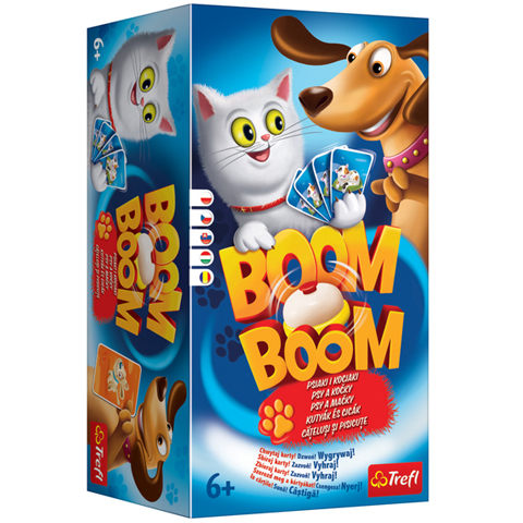 Boom-Boom câini și pisici joc de societate Trefl (limba maghiară)