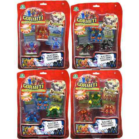 Figurine Gormiti Atomic 4 buc pe blister