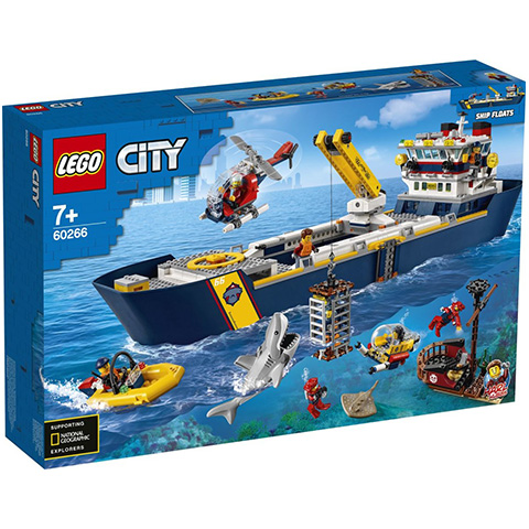 LEGO® City - City Ocean Exploration Ship (60266) cumpăra Jucariishop