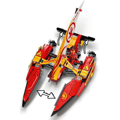 LEGO® Ninjago™ Catamaran Sea Battle (71748) cumpăra Jucariishop