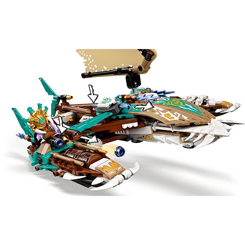 LEGO® Ninjago™ Catamaran Sea Battle (71748) cumpăra Jucariishop