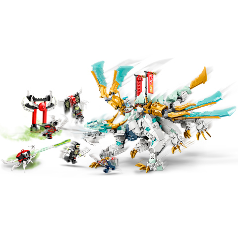 LEGO® Ninjago Zane's Ice Dragon Creature (71786) cumpăra Jucariishop
