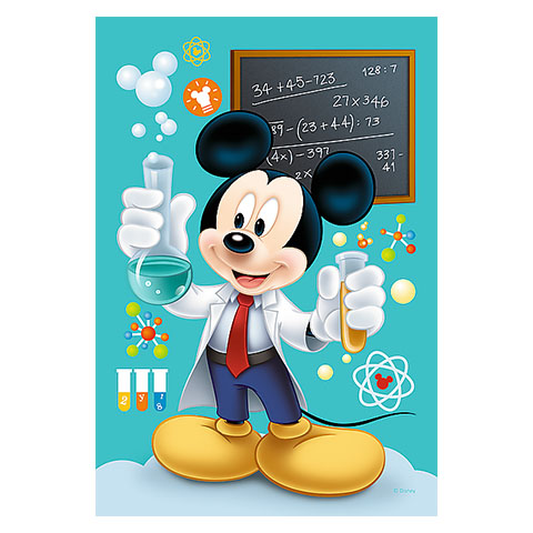 Mickey şi Minnie 54 bucăţi mini puzzle în 4 variante - Trefl