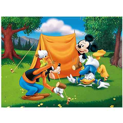 Mickey Mouse puzzle uriaş şi lung 9in1 cu 390 piese - Trefl