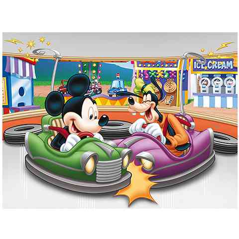 Mickey Mouse puzzle uriaş şi lung 9in1 cu 390 piese - Trefl