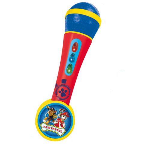 Paw Patrol Karaoke Microfoon Chase met Bluetooth Licht Blauw