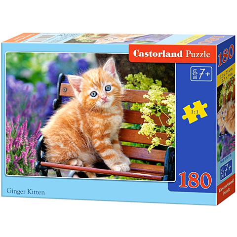 Pisică roşcată puzzle 180 bucăţi - Castorland cumpăra Jucariishop