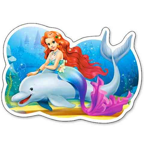 Sirena mică 15 bucăţi puzzle - Castorland cumpăra Jucariishop