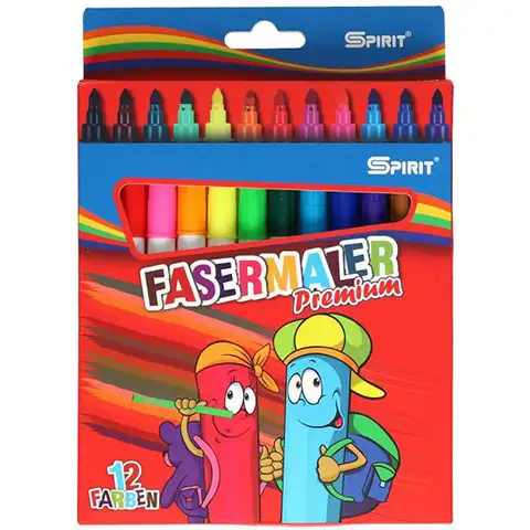 Spirit: Premium set marker colorat 12 bucăți