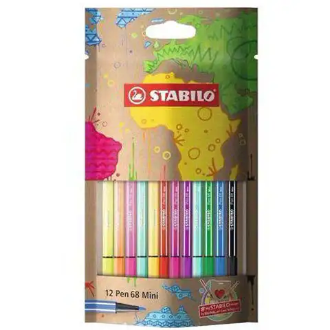 Stabilo: Pen 68 Mini 12 bucăți set marker colorat