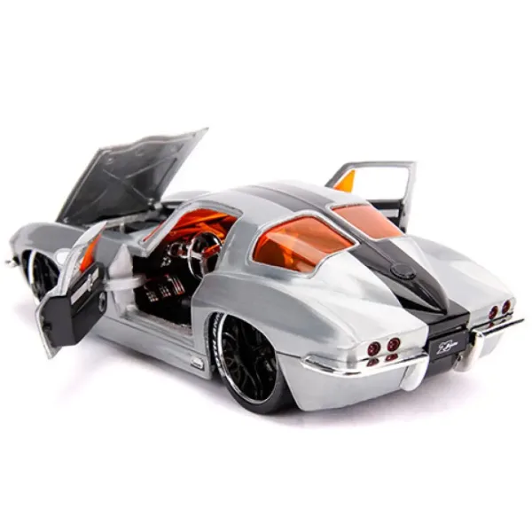 1963 Chevy Sting Ray model auto metal 1/24 - Simba Toys imaginea 4