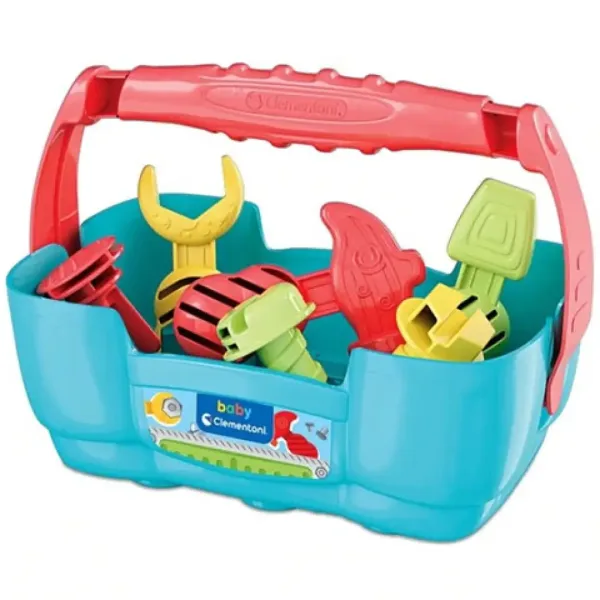 2 in 1 Bancă de lucru și cutie de scule cu unelte - Clementoni baby imaginea 3