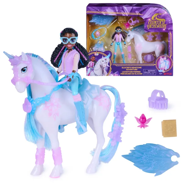 Academia Unicornilor: Aventura cu pietre prețioase a lui Glacier - pachet de poveste - Spin Master imaginea 1