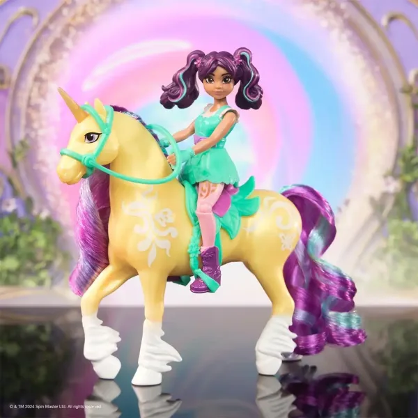 Academia Unicornilor: Cu bebelușul unicorn - Ava și Leaf - Spin Master imaginea 3
