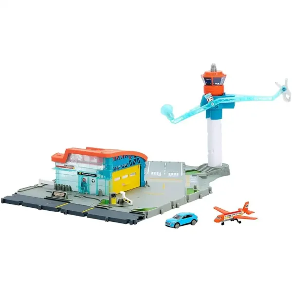 Aeroportul și centrul de control aerian Matchbox - Mattel imaginea 2
