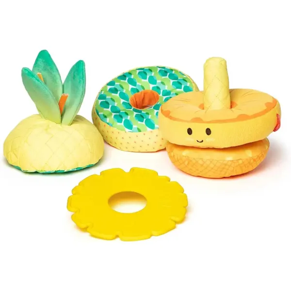 Ananas turn de construcție pentru bebeluși - Melissa & Doug imaginea 2