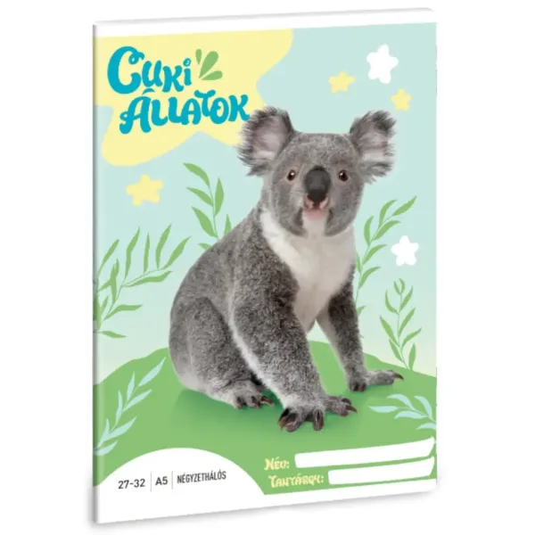 Ars Una: Animale drăguțe - Caiet cu pătrățele Koala A/5 27-32 imaginea 2