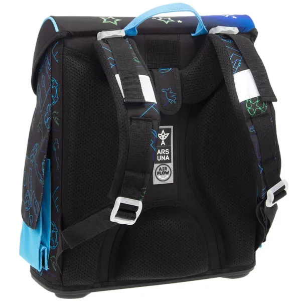 Ars Una: Champs rucsac școlar compact ergonomic cu închidere magnetică, 33x41x24cm imaginea 3