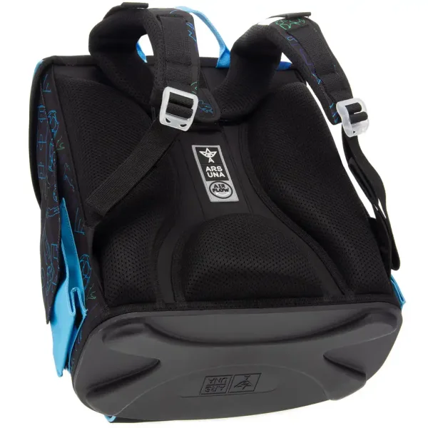 Ars Una: Champs rucsac școlar compact ergonomic cu închidere magnetică, 33x41x24cm imaginea 5