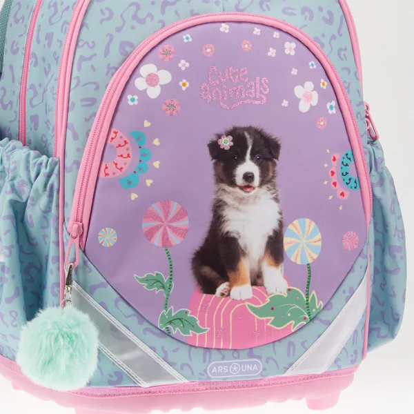 Ars Una: Cute Animals - Aussie, rucsac școlar anatomic de 33×43×22 cm imaginea 6