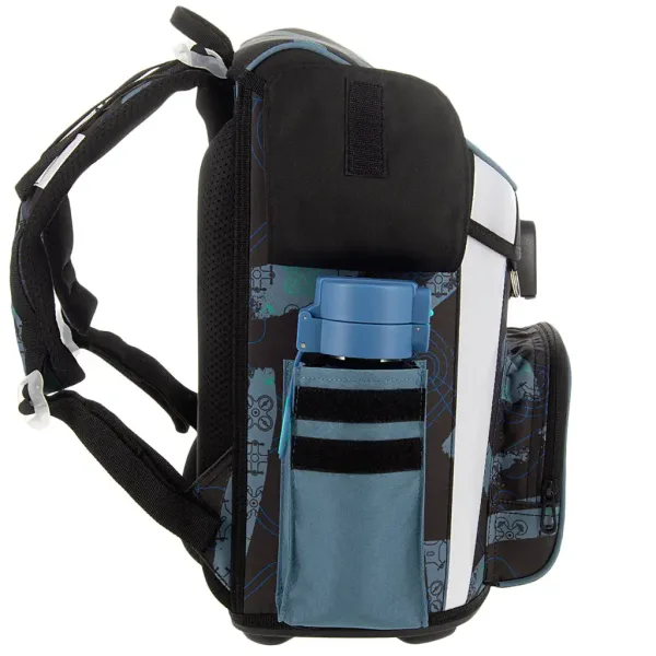 Ars Una: Drone Pro ghiozdan ergonomic compact cu închidere magnetică, rucsac 33x41x24 cm imaginea 2