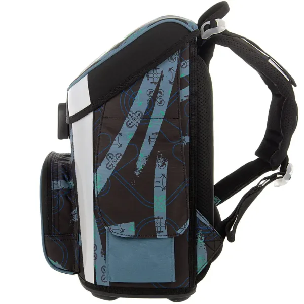 Ars Una: Drone Pro ghiozdan ergonomic compact cu închidere magnetică, rucsac 33x41x24 cm imaginea 4