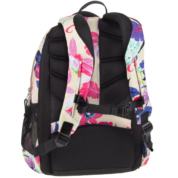 Ars Una: Ghiozdan ergonomic cu flori de plajă, rucsac cu flori, 33x45x24 cm imaginea 3