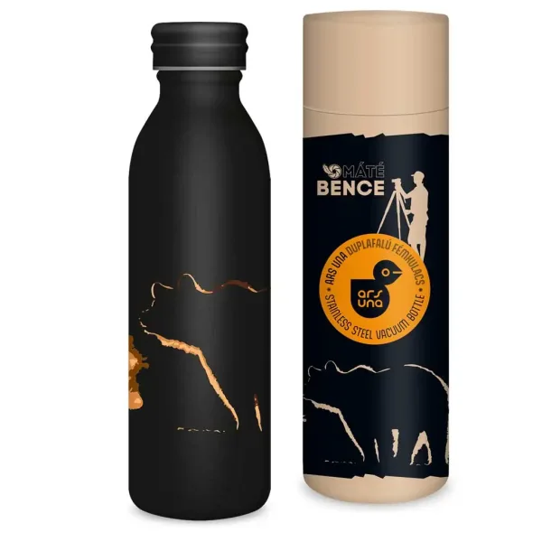 Ars Una: Máté Bence - Sticlă de apă metalică cu pereți dubli în cutie decorativă 600ml imaginea 1