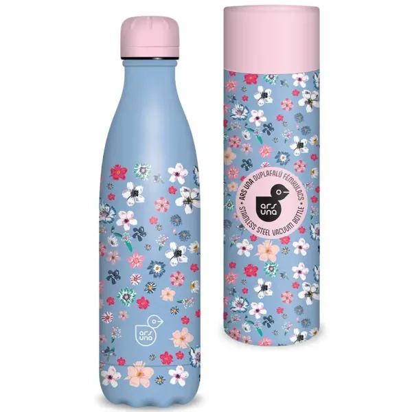 Ars Una: Pearl Blossom sticlă metalică cu pereți dubli în cutie decorativă 500ml imaginea 1