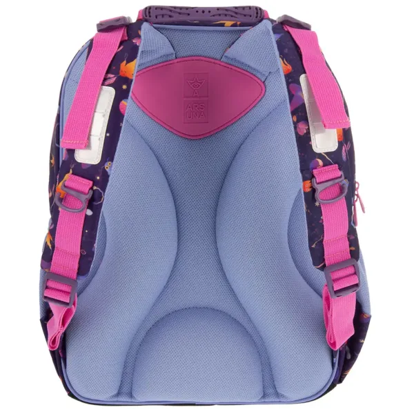 Ars Una: Rucsac ergonomic cu colțuri rotunjite, 34x40x21cm imaginea 3
