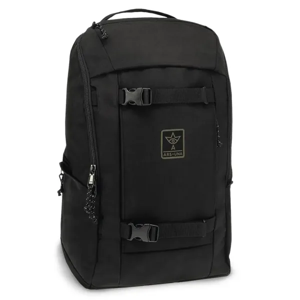 Ars Una: Rucsac școlar Cordura Black AU-15, 28x48x19cm imaginea 1