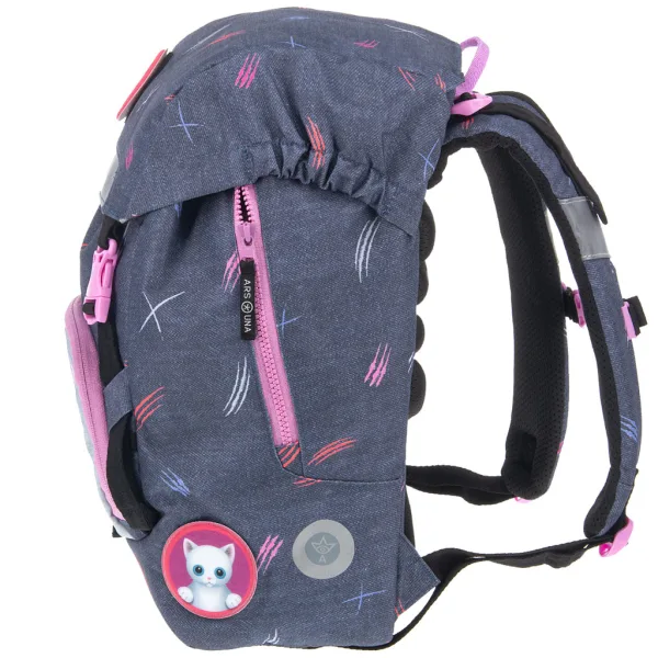 Ars Una: Think Pink easy-pack rucsac școlar, rucsac 27x38x18cm imaginea 4