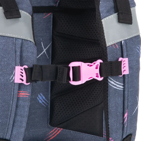 Ars Una: Think Pink easy-pack rucsac școlar, rucsac 27x38x18cm imaginea 6
