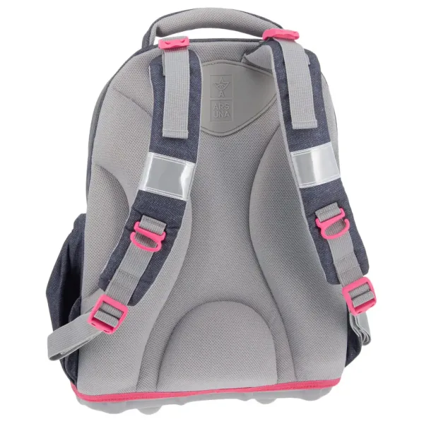 Ars Una: Think-Pink ghiozdan anatomic, rucsac 33x42x21cm imaginea 2