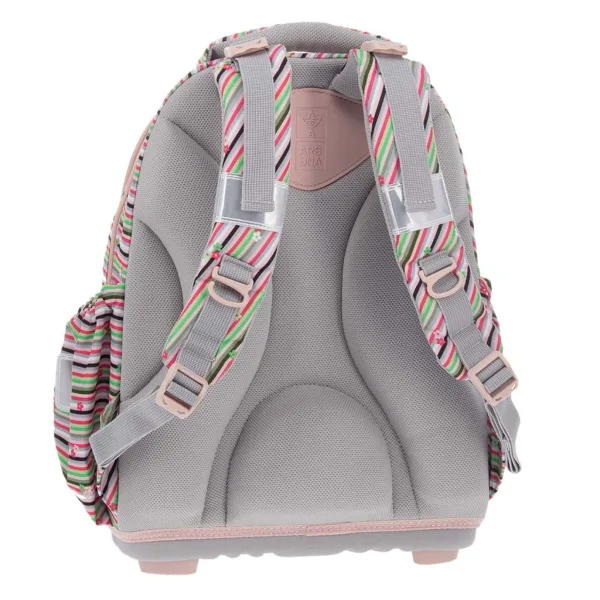 Ars Una: Think Pink rucsac școlar anatomic, ghiozdan 33x43x22cm imaginea 2