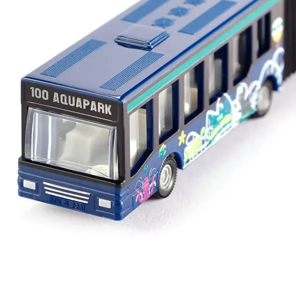 Autobuz articulat urban SIKU albastru 1/55 imaginea 2