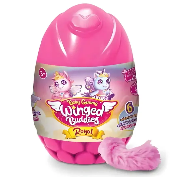 Baby Gemmy: Ou de pluș surpriză cu unicorn, 16cm imaginea 1