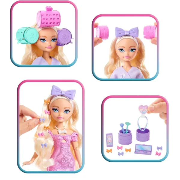 Barbie Dream Besties Hairstylist Malibu păpușă - Mattel imaginea 3