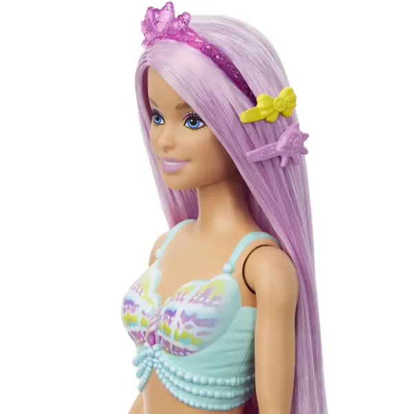 Barbie Dreamtopia: Păpușă cu coafură magică vânzătoare 2024 - Mattel imaginea 5