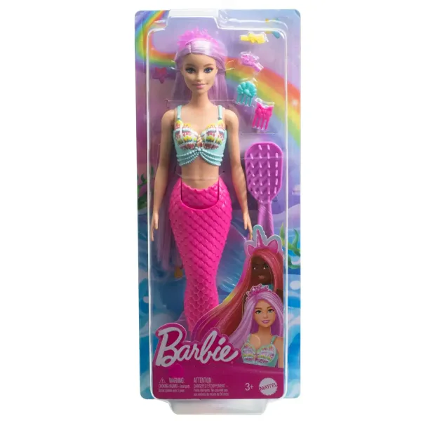 Barbie Dreamtopia: Păpușă cu coafură magică vânzătoare 2024 - Mattel imaginea 6