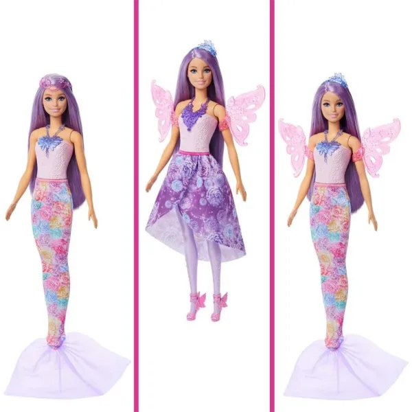 Barbie Dreamtopia Prințesă Transformabilă - Mattel imaginea 3