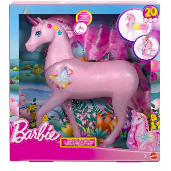 Barbie Dreamtopia: Unicorniul magic cu aripi de fluture – Mattel imaginea 1