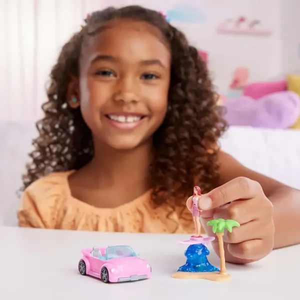 Barbie: Mini BarbieLand vehicul - Cabriolet - Mattel imaginea 3