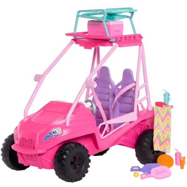 Barbie Mysteries: Detectivii plajei vehicul de plajă - Mattel imaginea 3