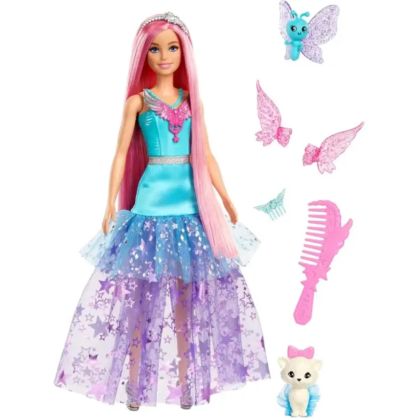 Barbie: O atingere de magie Zână Eroină - Malibu - Mattel imaginea 2