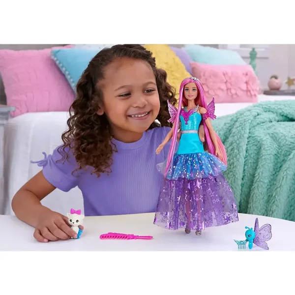 Barbie: O atingere de magie Zână Eroină - Malibu - Mattel imaginea 3