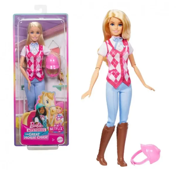 Barbie: Păpușa Malibu călăreață - Mattel imaginea 2